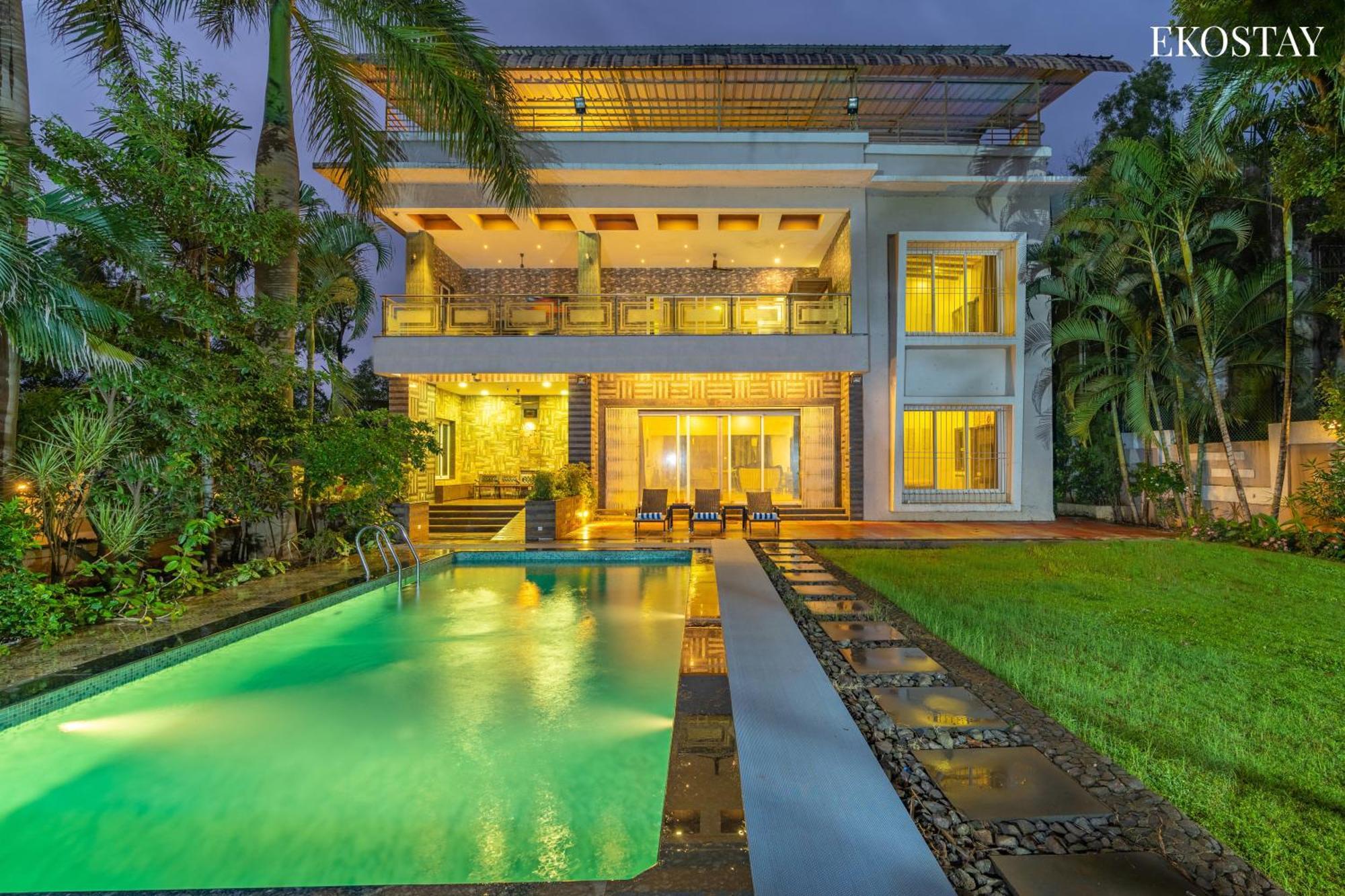 Eko Stay Gold- Chestnut Villa Karjat Ngoại thất bức ảnh
